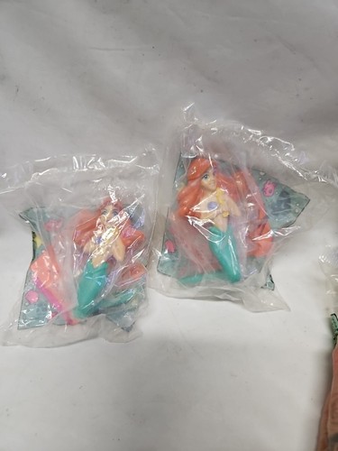NEW 1989 LITTLE MERMAID HAPPY MEAL MCDONALDS TOY COMPLETE SET LOT 8 - Picture 3 of 8