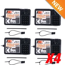 4 PCS Flysky FS-GR3E Upgraded AFHDS 2.4G 3CH Receiver for Car Boat RC FS-GT3C