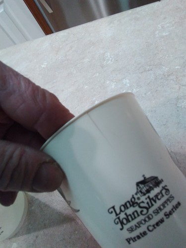 4 Long John Silver 20Th Anniversary 1969-1989 Plastic Cups Billy Bones ++Pirate - Picture 10 of 11