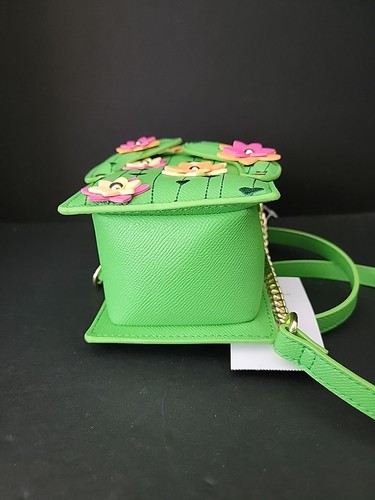 BETSEY JOHNSON DESERT Cactus Heart Trim /3D Stud Flower/ Moveable Arms/Crossbody - Picture 10 of 10