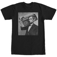 Lost Gods Abraham Lincoln Boombox Mens Graphic T Shirt Lost Gods Abraham Lincoln Boombox Mens Graphic T Shirt