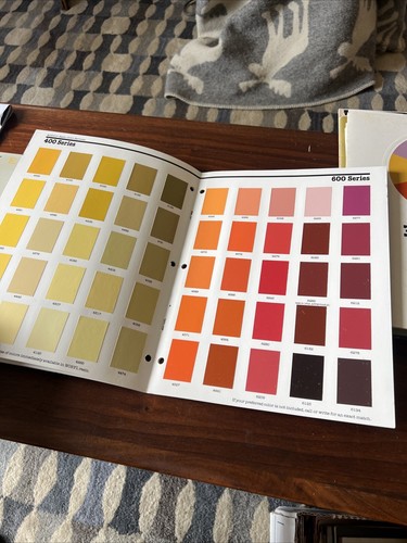 Rare! 1988 Industrial Design Brochure Color Swatch Noryl Resin - Picture 6 of 9