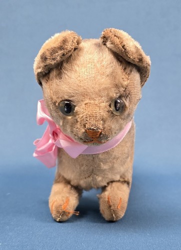 Old Very Well Loved Steiff Cat 5” h x 7” l - Picture 3 of 11