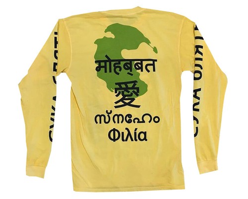NEW PANGEA CYKA BLYAT СУКА БЛЯТЬ LONG SLEEVE T SHIRT FUNNY WEIRD FUNNY LOVE - Picture 2 of 2