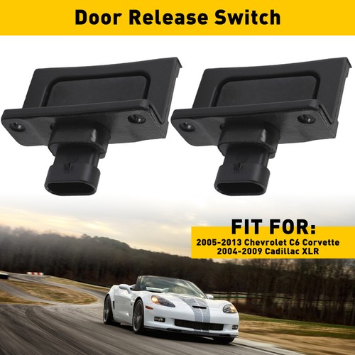 2x Exterior Door Release Switch Pad For 05-13 Chevrolet C6 Corvette 22751230 EAW - Picture 12 of 19