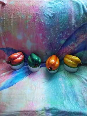 8pc Judy Phipps Ceramic Bakeware Pepper Casserole Dishes Certified International