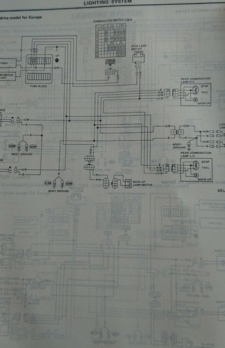 Nissan Prairie M10, workshop manual supplement 4WD models. - Picture 6 of 8