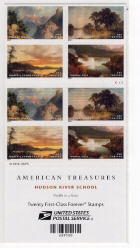2014 Forever Hudson River School Complete Booklet, Scott #4920b, Mint NH