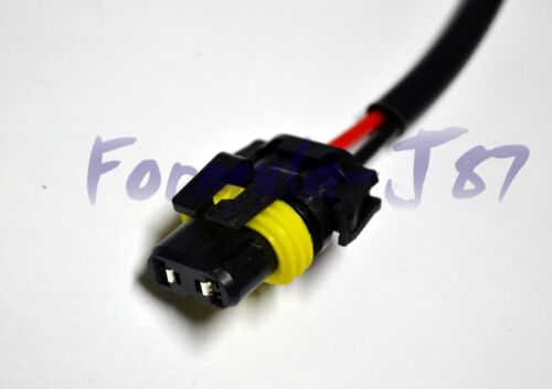 HID Kit Extension Wire 9007 HB5 Two Harness Head Light Bulb Ballast Socket Plug - Picture 5 of 7