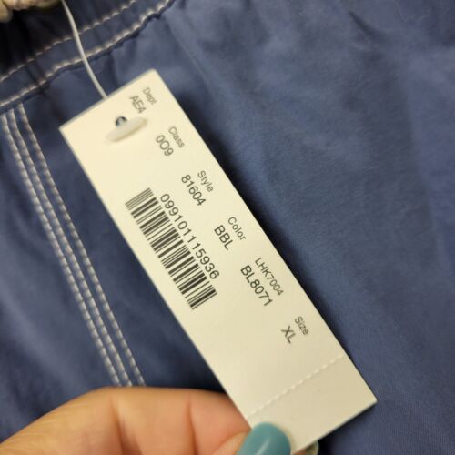 J Crew The Original Trunks Mens Size XL Shortboard Swim Blue Lined New With Tags - Picture 4 of 14