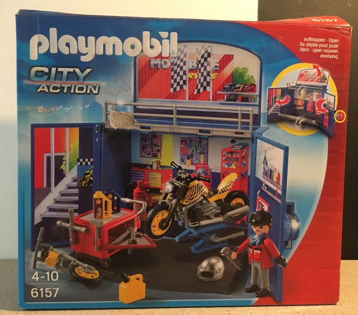 Playmobil garage deals