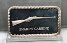 Sharps Carbine ~ 1oz 999 Fine Silver Bar ~ D.C.P. ~ Vintage Art Bar