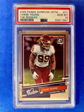 NFL - Chase Young 2020 Panini Donruss Optic The Rookies RC PSA 10