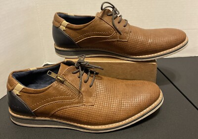Mens Freeman 7.5 memory foam dress shoes s-l400.jpg main image 2