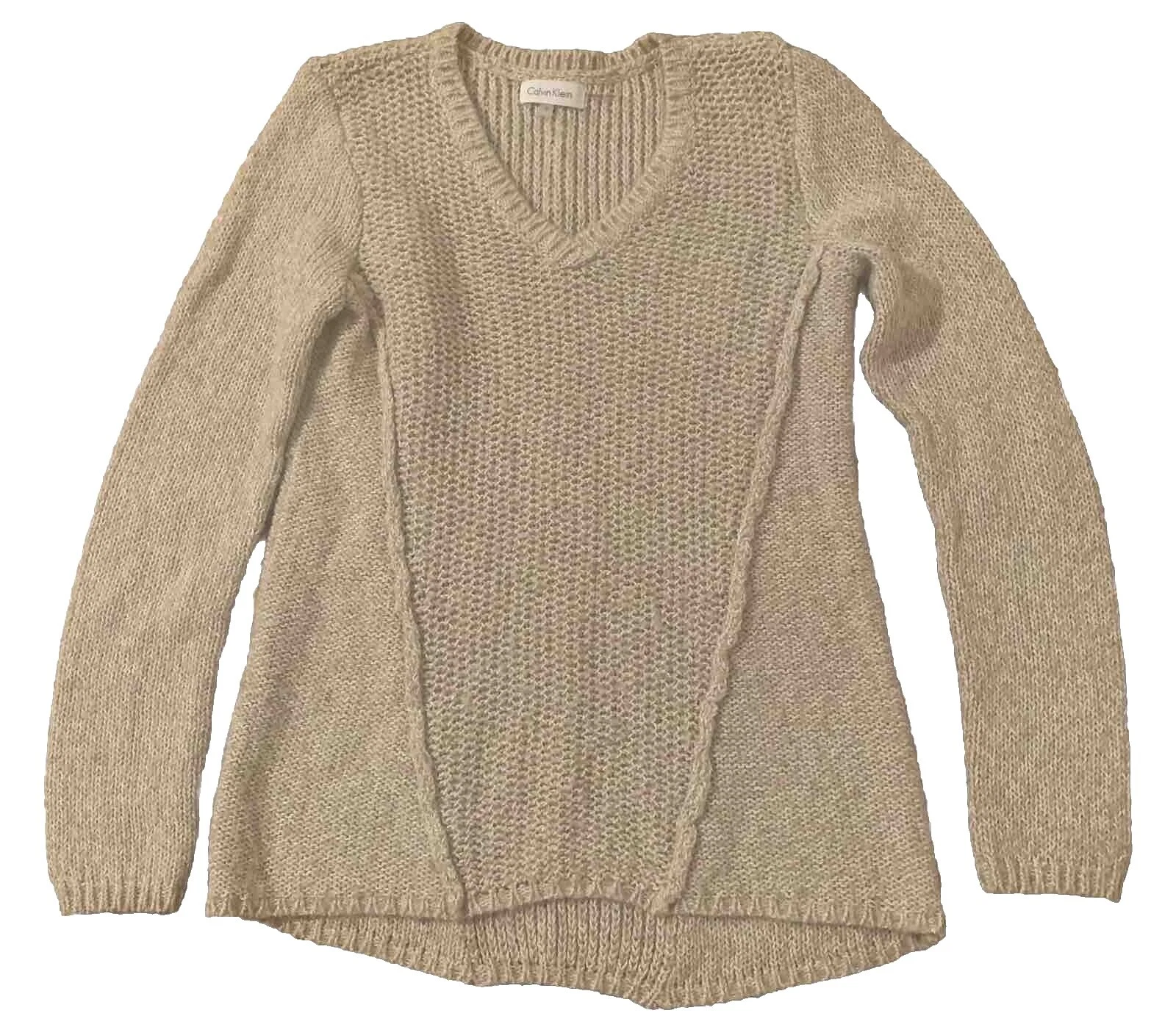 Calvin Klein Cotton Brown Sweaters for Women