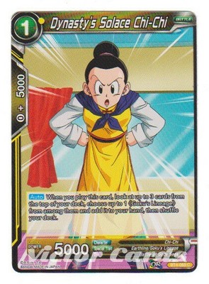 Réconfort Dynastie BT4-089 VF/COM FOIL Dragon Ball Super Card Game Chichi Réconfort Dynastie BT4-089 VF/COM FOIL Dragon Ball Super Card Game Chichi