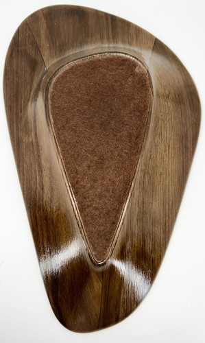 VTG BOOMERANG WOOD AMOEBA ASHTRAY TRAY SPACE AGE ATOMIC RETRO MODERNIST MCM MOD - Picture 5 of 5