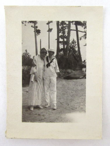 Vintage LGBT Lesbian Gay Interest Photos Women Cross Dressed Sailor Couple 1920s - Picture 6 of 7