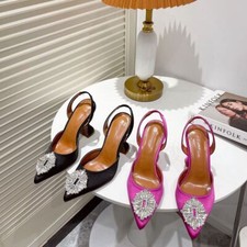Rhinestone Strap Sandal Heels