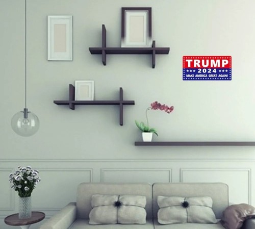 5 Pcs Trump 2024 Make America Great Again Large Decal Stickers 8" By 4" - Picture 4 of 5