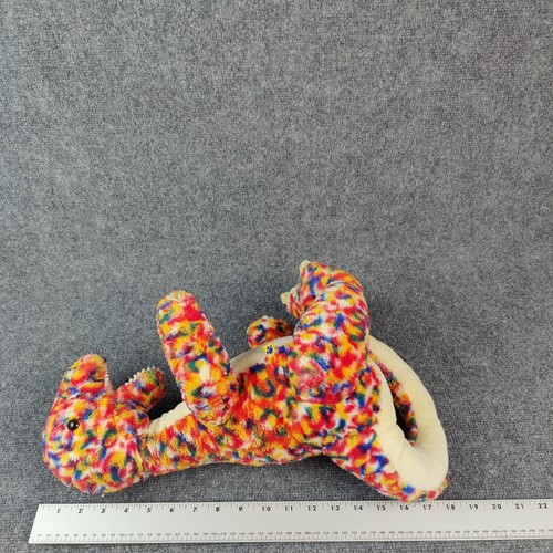 Build A Bear Confetti Dinosaur Plush Stuffed Animal Orange Sprinkles Stuffed Toy - Picture 9 of 9