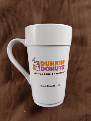 Dunkin' Donuts Mug 16oz Tall Ceramic Coffee Cup Mug 2012
