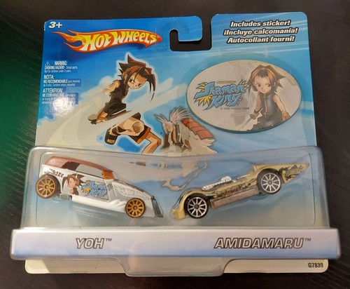 2005 Hot Wheels Shaman King Yoh & Amidamaru Sticker Included Sealed