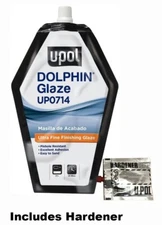 UPOL UP0714 Dolphin Glaze 440ml Bag Self Leveling Premium Glaze Putty w/Hardener