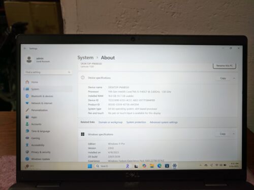 Dell Latitude 7320 13" i5-1145G7@2,6GHz 16GB 512GB SSD Win 11 Pro *lesen* | C1189 - Bild 2 von 14