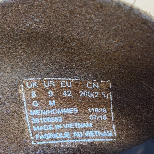 CLARKS DESERT BOOT LEATHER SHOES BEESWAX CREPE BROWN MENS SZ10 - Picture 5 of 9