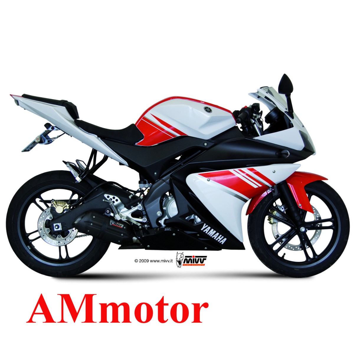 Full Exhaust System Mivv Yamaha Yzf R125 2011 11 Muffler Suono