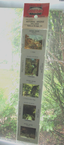 Vintage FINLEY HOLIDAY FILMS 35MM Slides NATURAL BRIDGE, VA -Set OF 5 SLIDES