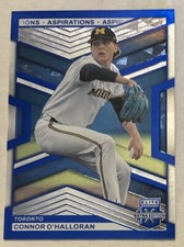 2023 Panini Elite Extra Edition CONNOR O'HALLORAN RC #16 ASPIRATIONS BLUE /349