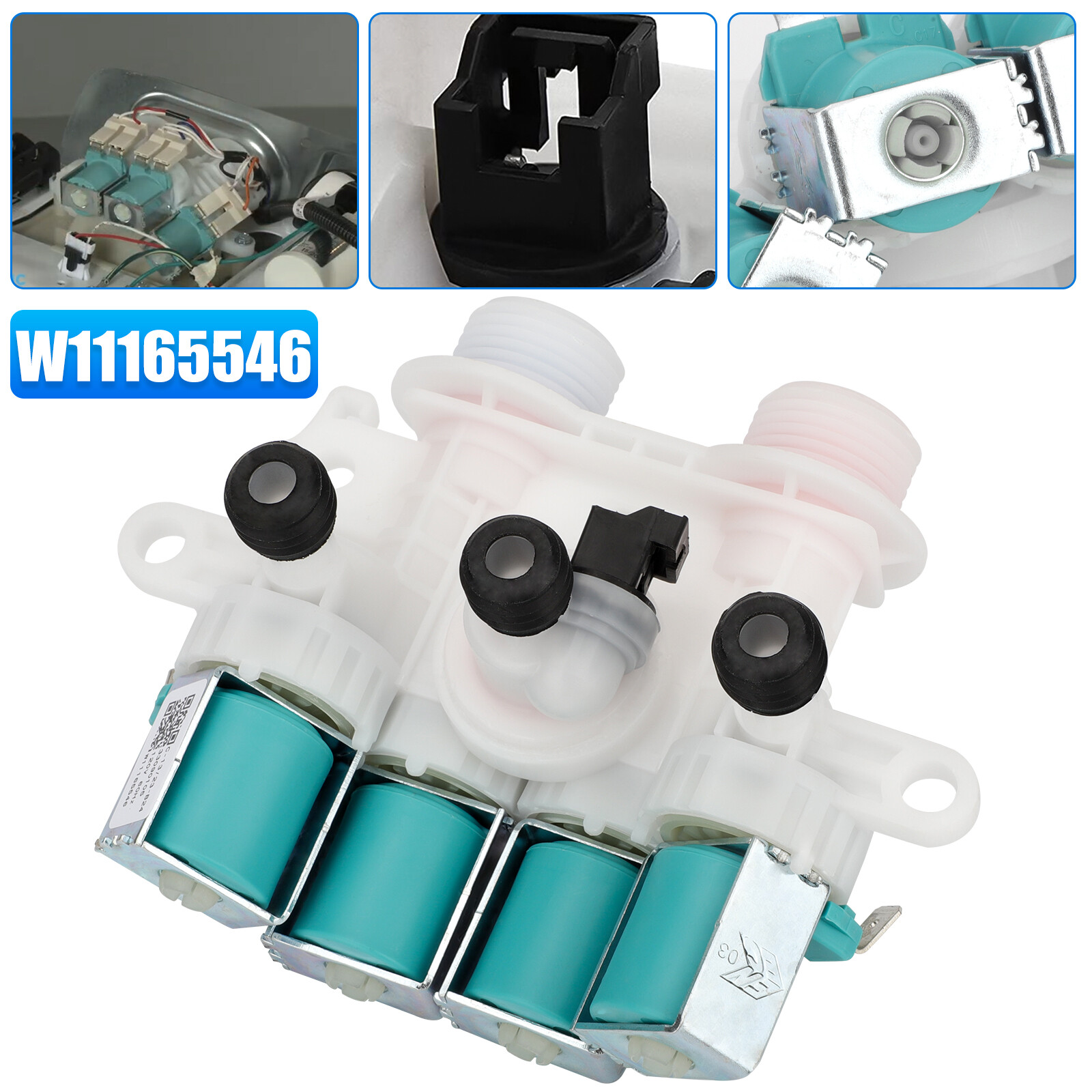 Washer Water Inlet Valve Replacements for Whirlpool W10758828 W11165546