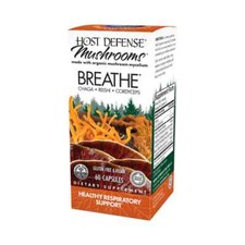 Host Defense Breathe 60 caps - Immune, Respiratory Support, Herbal Lung Health