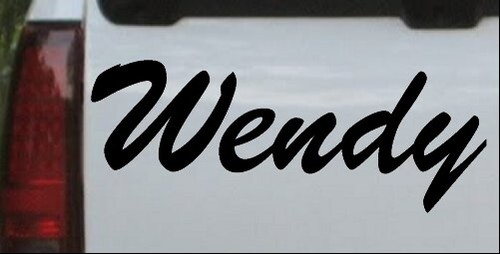 Wendy Car or Truck Window Laptop Decal Sticker - Picture 3 of 32
