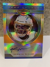 2020 Plates & Patches Kenneth Murray Upper Echelon Rookie Auto #/75 Chargers U7