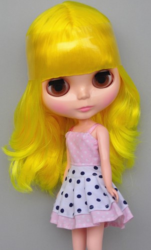 Takara 12" Neo Blythe Yellow Hair Nude Doll from Factory TBO134 - Picture 4 of 5
