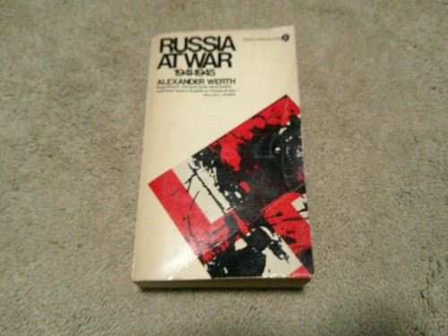 RUSSIA AT WAR 1941-1945 ALEXANDER WERTH PAPERBACK BOOK 1964