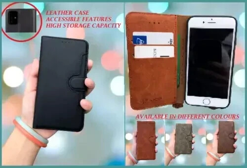 Für Samsung Galaxy S8 S8+ S9 S9+ Hülle Leder Luxus Book Wallet Flip Cover Handy - Bild 3 von 4