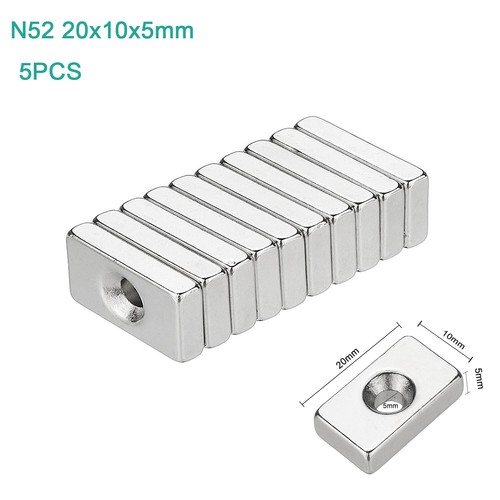 Super Strong Neodymium Magnet Rare Earth Round Hole Cuboid Holder Hook Fishing - Picture 19 of 36