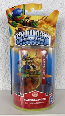 Flameslinger- Skylanders Spyros Adventure Figur Element Fire / Feuer Neu B-Ware