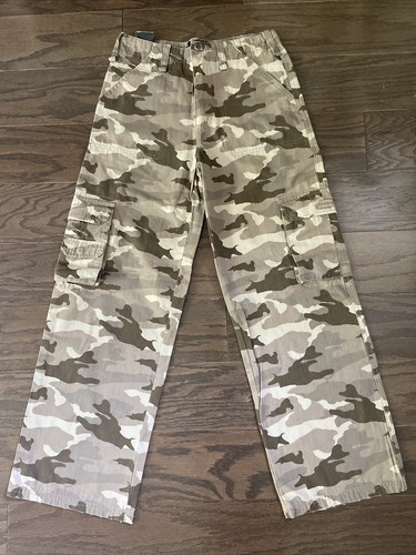 New Calvin Klein Sand Camoflauge Long Pants Cargo