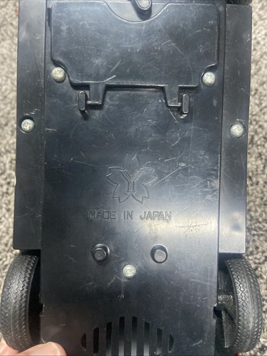 CARRO DE HOJALATA JEFE DE BOMBEROS A BATERÍA YANEZAWA JAPÓN Sin caja no funciona - Imagen 7 de 10