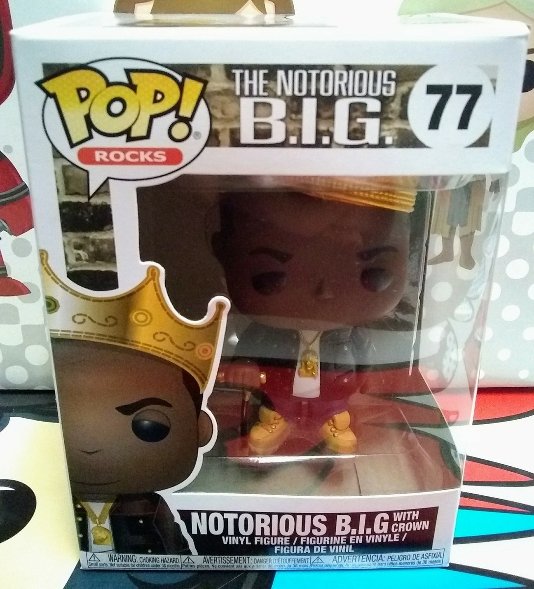 【新品未開封】【限定】FUNKO POP ビギー Noutrious B.I.G Funko POP! Rocks Notorious BIG (Biggie Smalls) Vinyl Figure