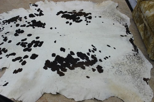 37.1 Ft Original Cowhide Rug/skin, Quality Calf Fur Skin/ Real Cow Hide - Picture 10 of 10