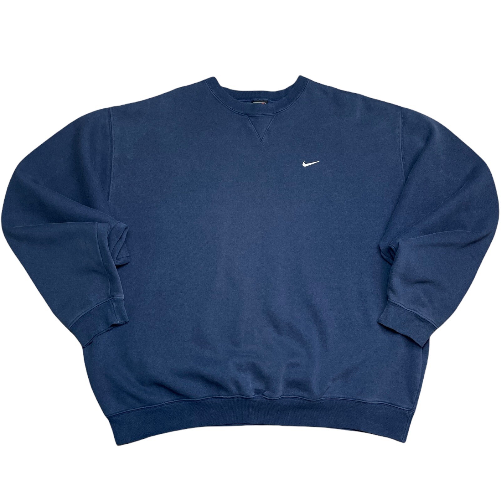 Vintage 90s NIKE Crewneck Sweatshirt Navy Blue distressed/faded | eBay