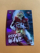 2021 Panini Playoff Trey Sermon Rookie Wave Pink Prizm (RC) #RW-TSE