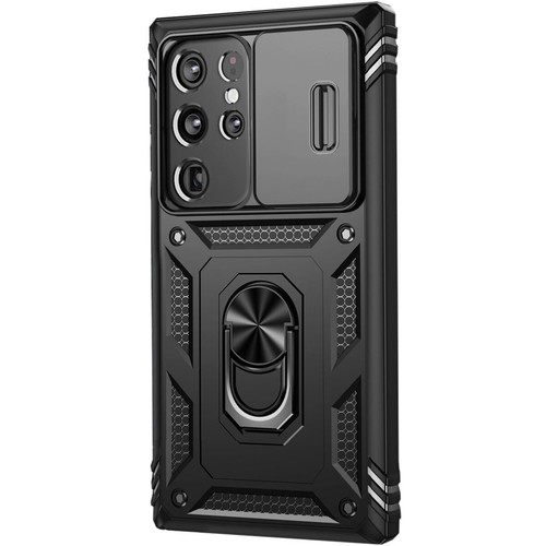 Funda protectora de pantalla con soporte a prueba de golpes para Samsung Galaxy S21 Ultra 5G FE - Imagen 25 de 55