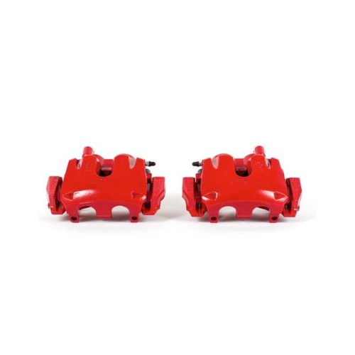 Power Stop Front Red Calipers w/Brackets Pair Fits 11-17 Dodge Durango - Picture 7 of 10